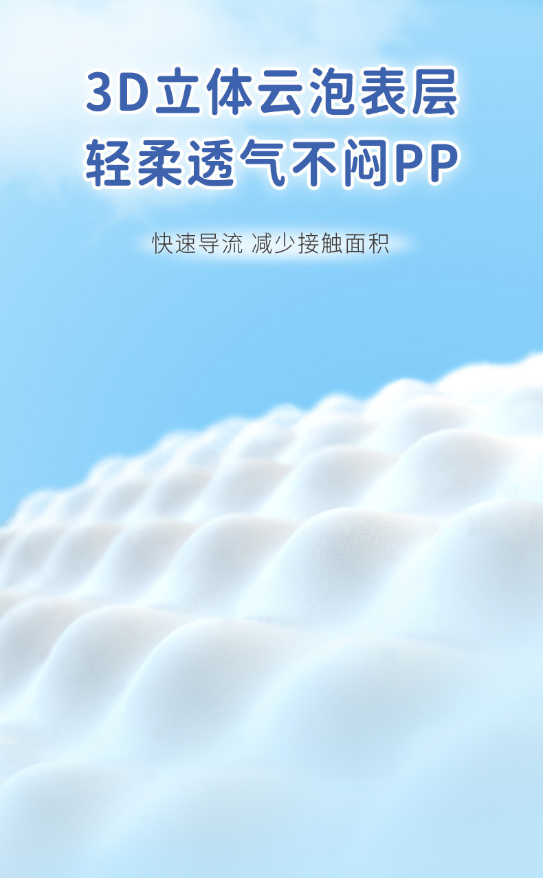 佳婴云柔纸尿裤成长裤新生儿S M L码尿不湿超薄干爽厂家直销一件详情6