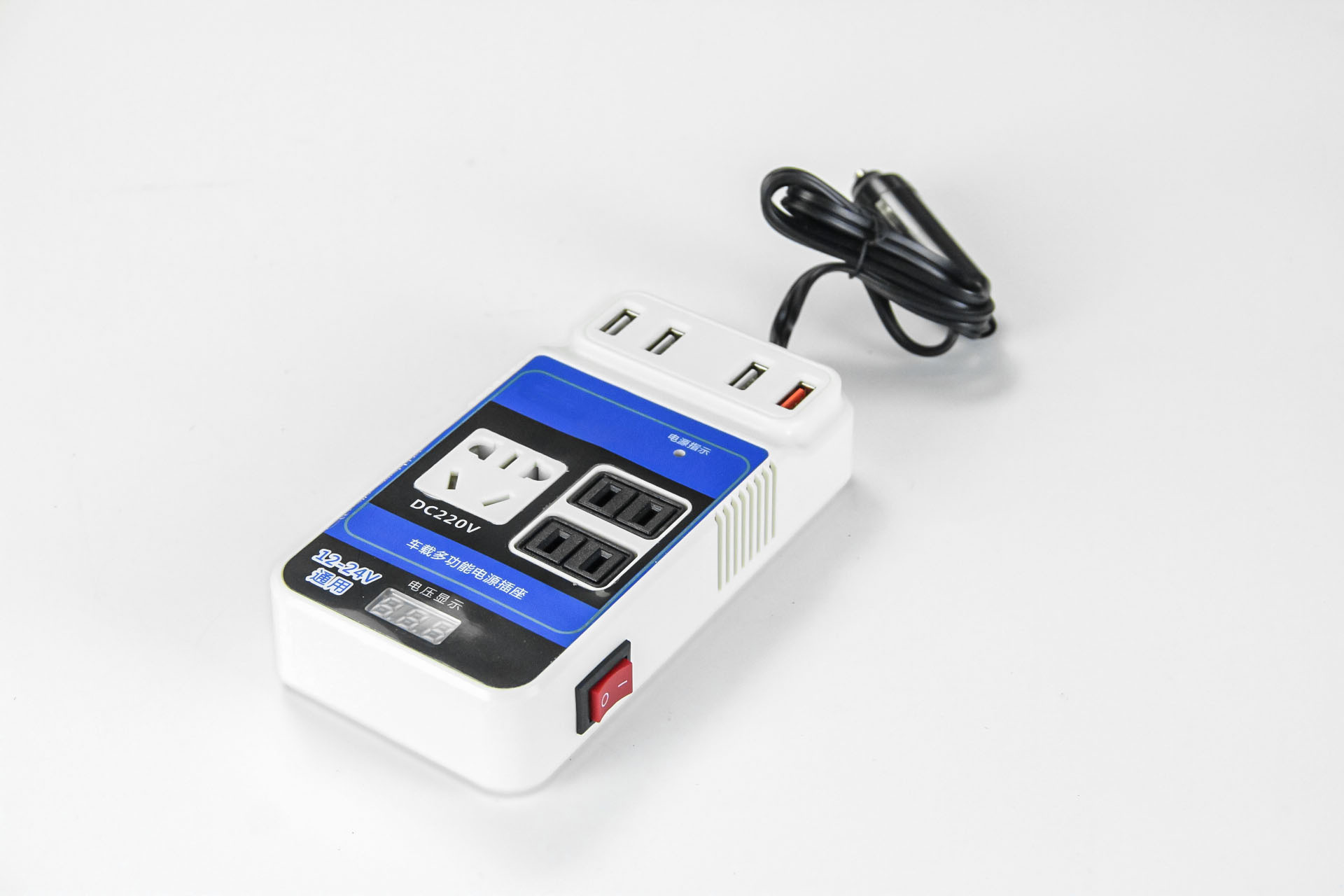 Wholesale of car inverters, 12V, 24V to 220V, large and small power converters for cars and trucks, socket fast charging pic 10