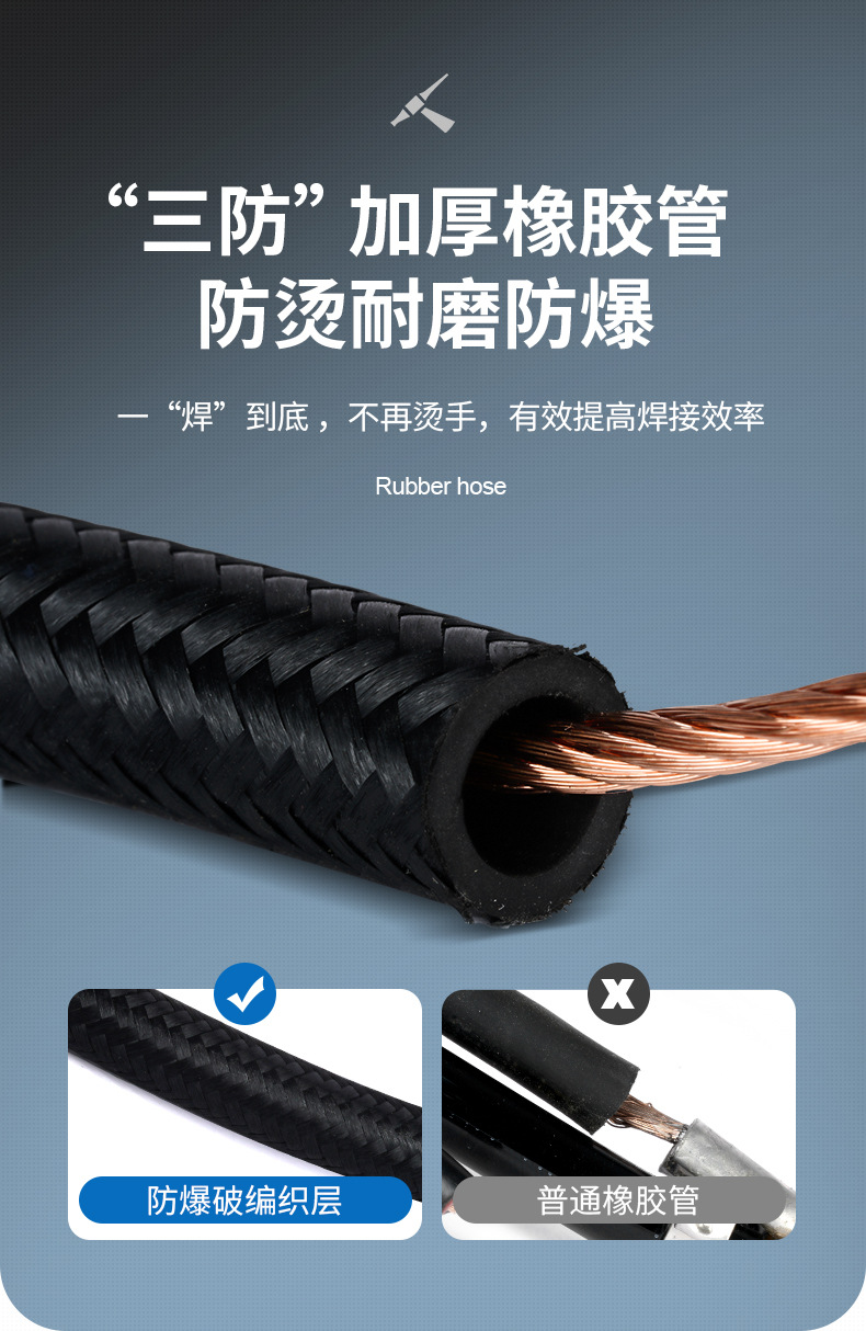 Andeli WP-17/18/26 water-cooled argon arc welding gun TIG-315 400 argon arc welding machine welding gun head Welding wire pic 6