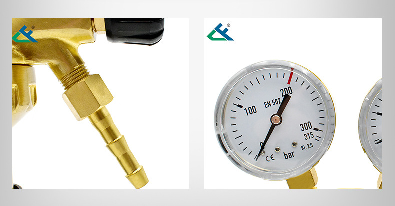 Italian ❨ carbon dioxide ❩ C02-01B industrial pressure reducer CO2 gas pressure reducer manufacturer pic 11