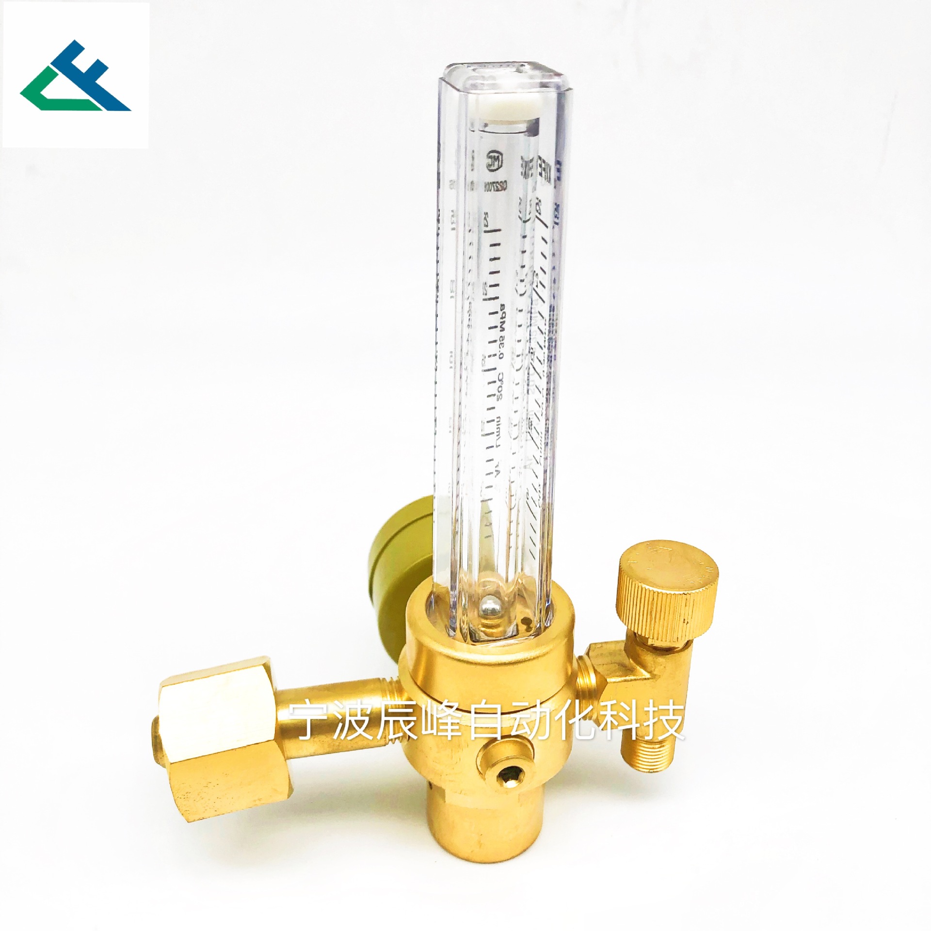 Argon arc welding all-copper five-eighths internal thread spherical seal gas-saving pressure regulator and pressure reducer pic 3