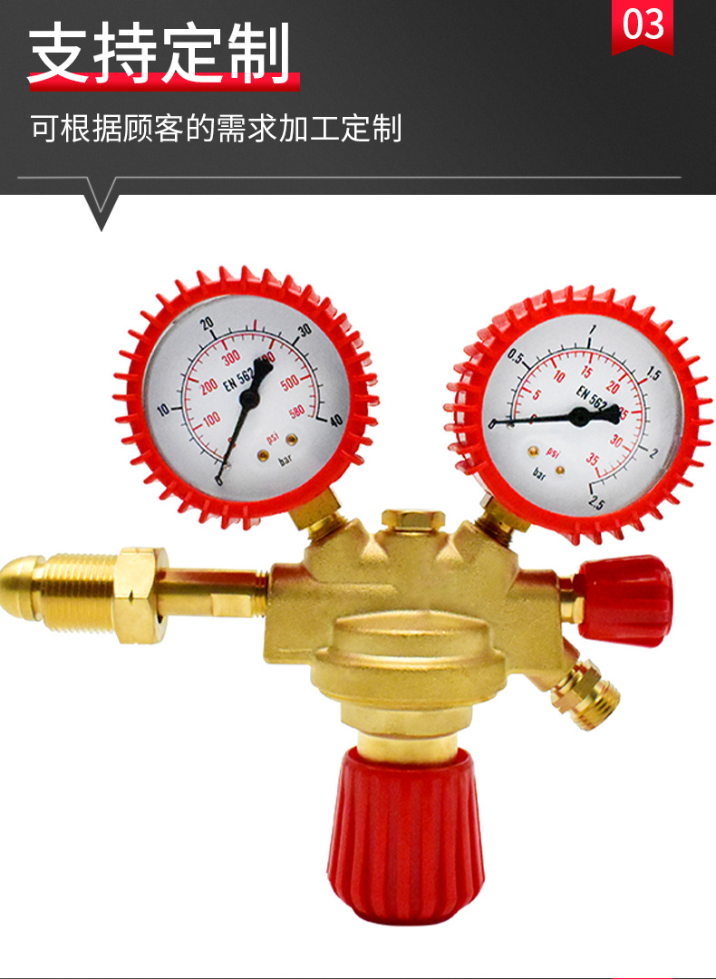 Ningbo manufacturer supplies Italian ❨ acetylene ❩ ACR-01B industrial pressure reducer gas pressure reducer pic 7