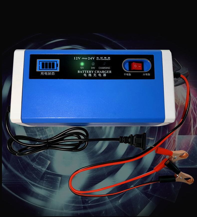 12V/24V 10A 15A smart car battery charger intelligent repa i pic 7