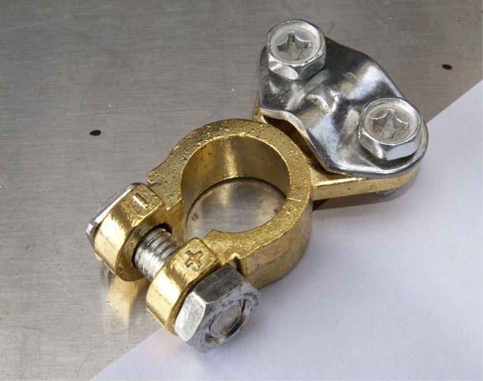 Car battery, battery clamp, battery clip, battery clip head pic 1