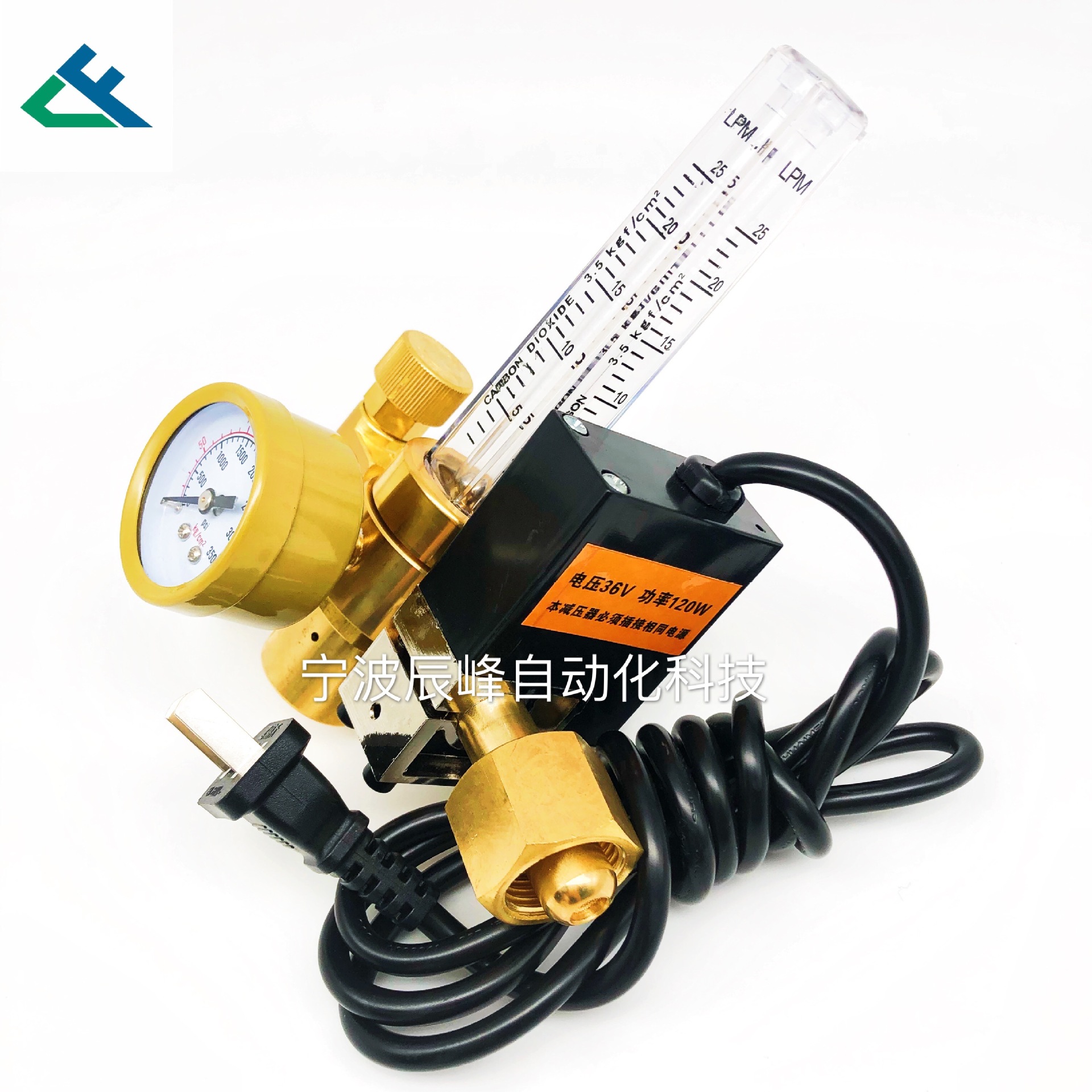 All-copper internal thread spherical seal energy-saving and gas-saving pressure regulator CO2 pressure reducer for mixed gas MIG welding pic 5