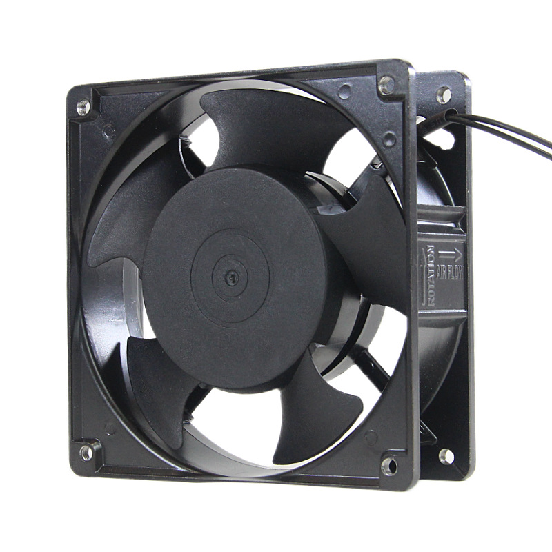 GX120-2 220VAC ball bearing small industrial axial flow fan square heat dissipation and cooling fan pic 14