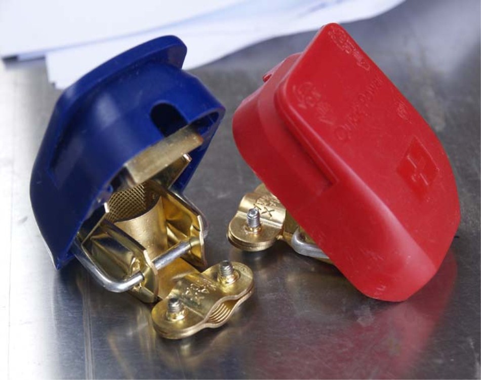 Stamping battery clamp, battery clip, copper clip, battery clip head pic 1