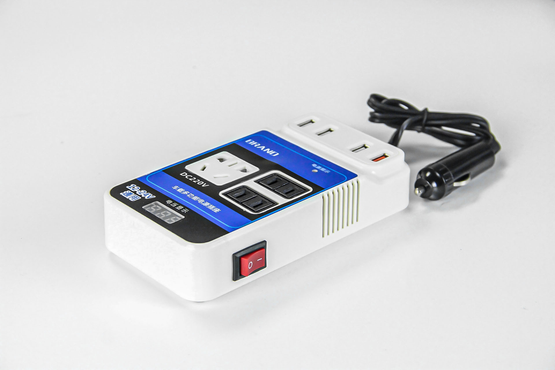 Wholesale of car inverters, 12V, 24V to 220V, large and small power converters for cars and trucks, socket fast charging pic 12