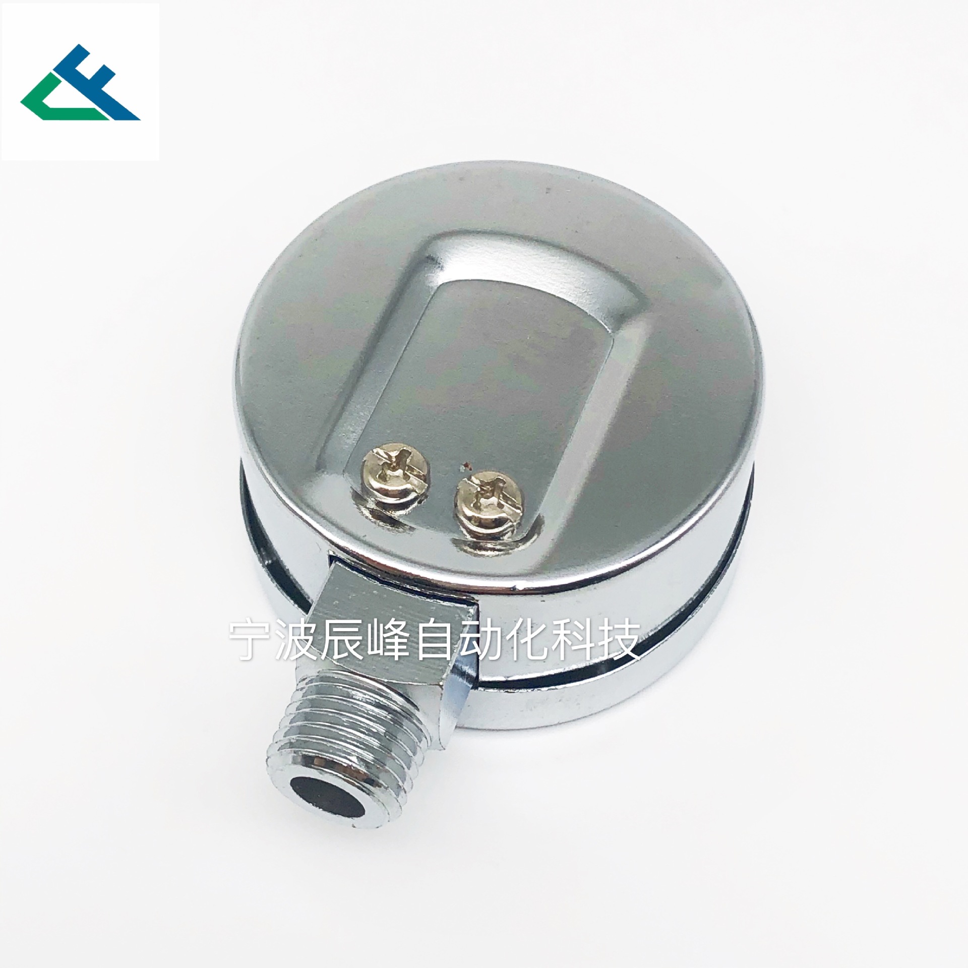 Radial electroplated case PC screw cap pressure gauge 2.5MPA oxygen thread customizable pressure gauge pic 3