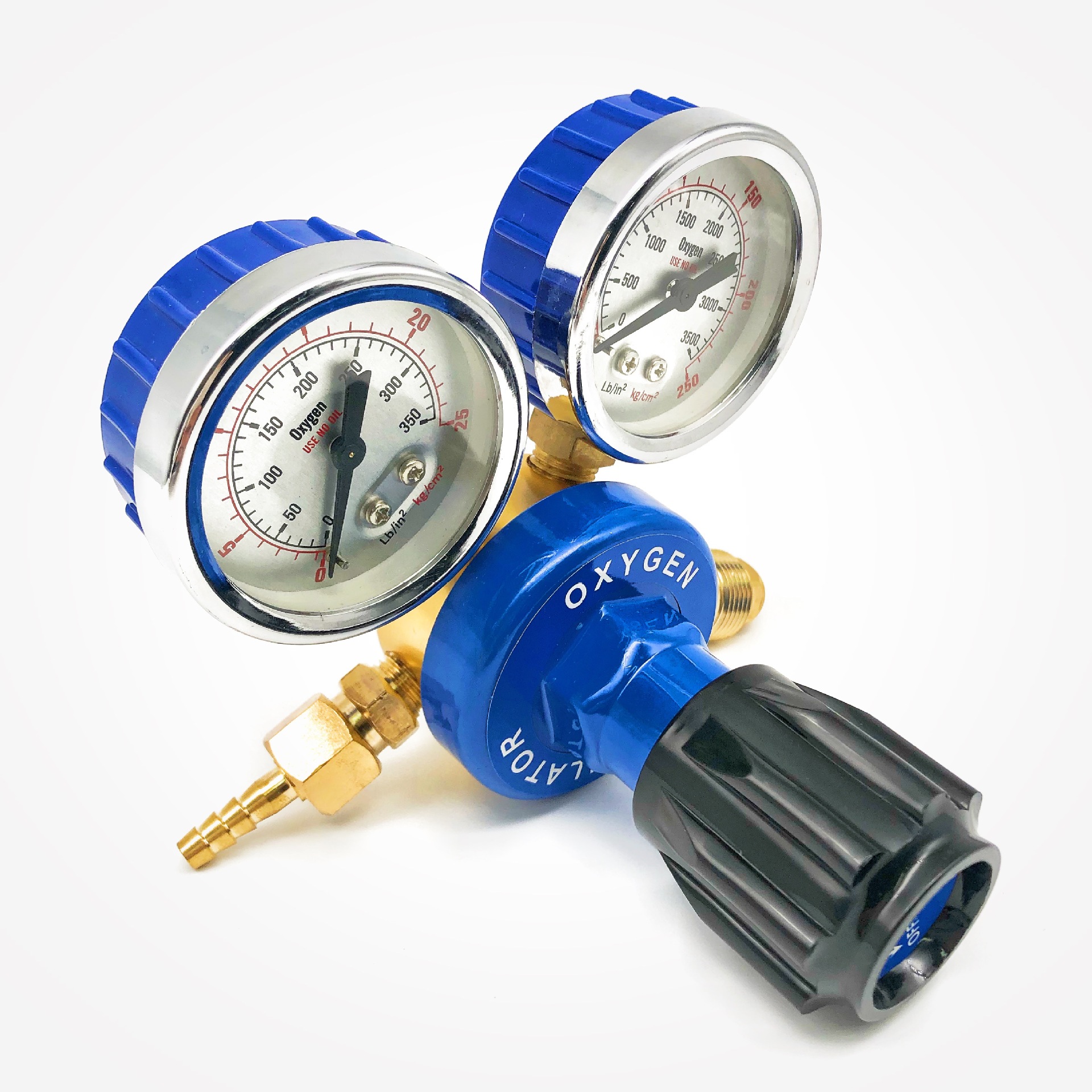 CGA580 external thread outlet surface thread adjustable gas gauge oxygen pressure reducer in stock wholesale pic 3