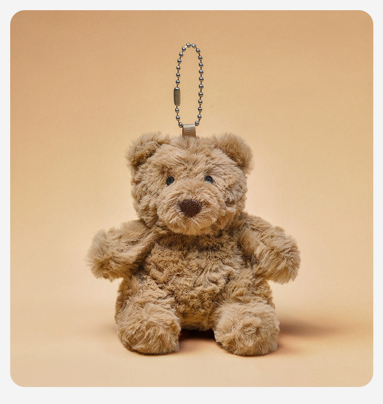 英国巴塞罗熊公仔挂件可颂牛角包钥匙扣挂饰青蛙乌龟小玩偶批发详情10