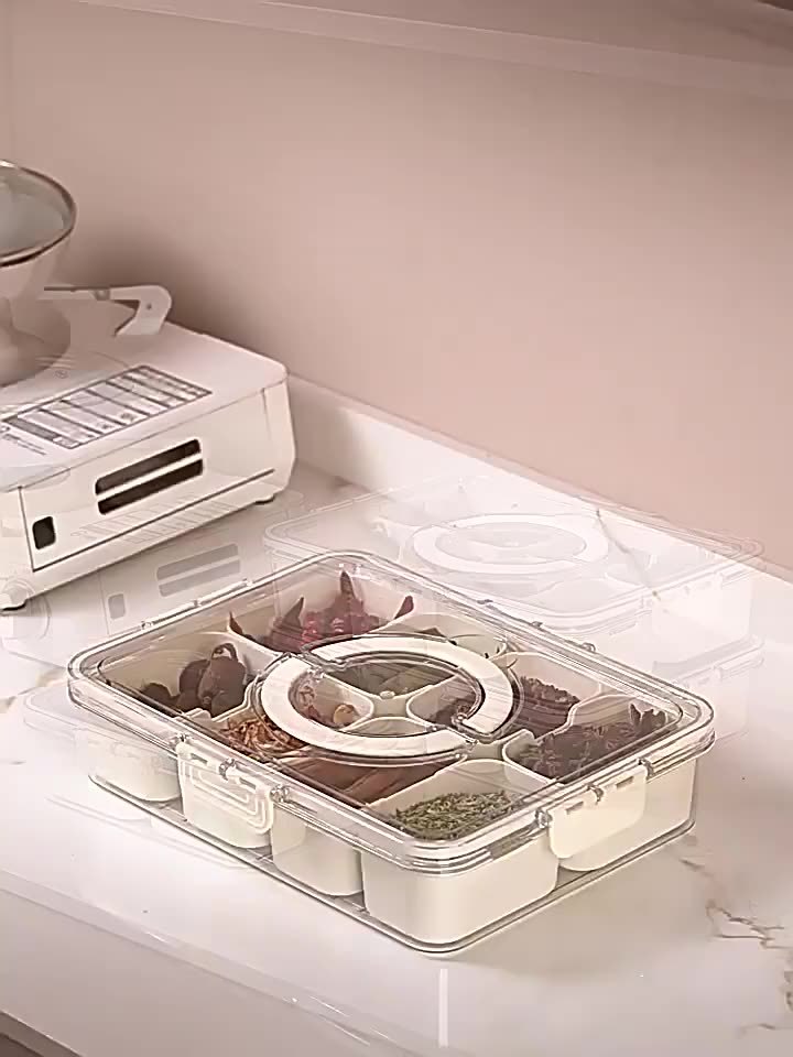 冰箱收纳盒食品级密封保鲜盒PET手提沥水分格果蔬鸡蛋盒调料详情26