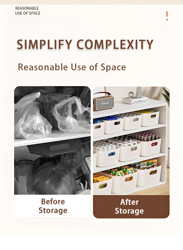 塑料零食收纳箱带盖家用衣服衣物收纳箱子超大号储物整理箱收纳篮详情2