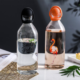 绿典 玻璃凉水壶水杯日式家用壶杯套装创意条纹冷水壶果汁壶水具详情6