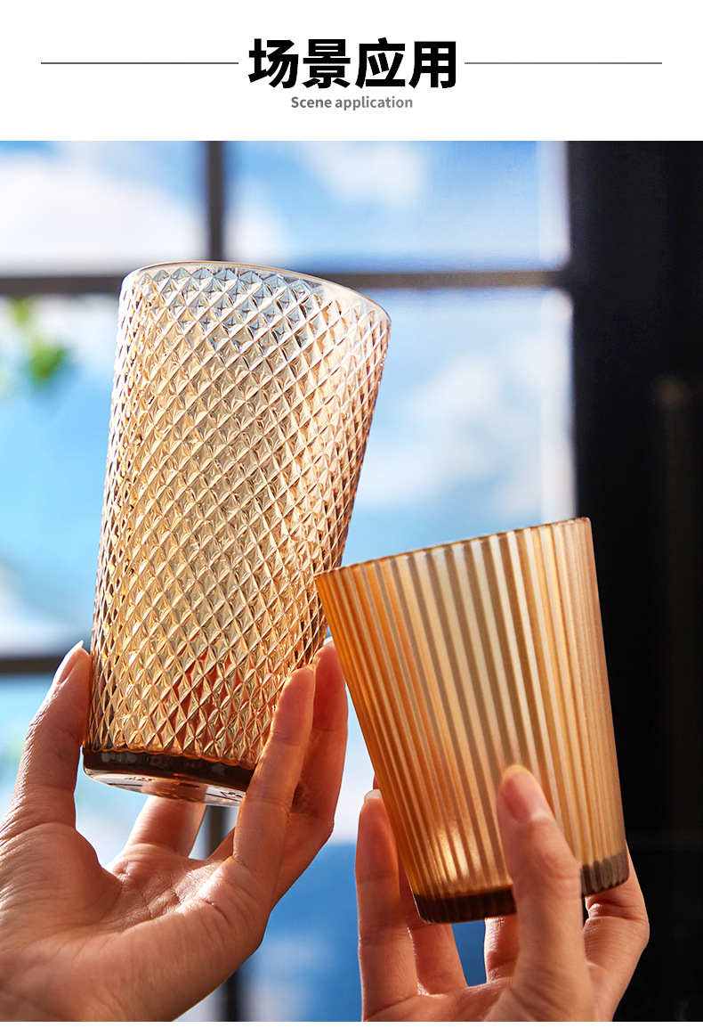 耐高温亚克力杯子商用茶餐厅杯子酒店啤酒杯饭店果汁杯饮料杯塑料详情4