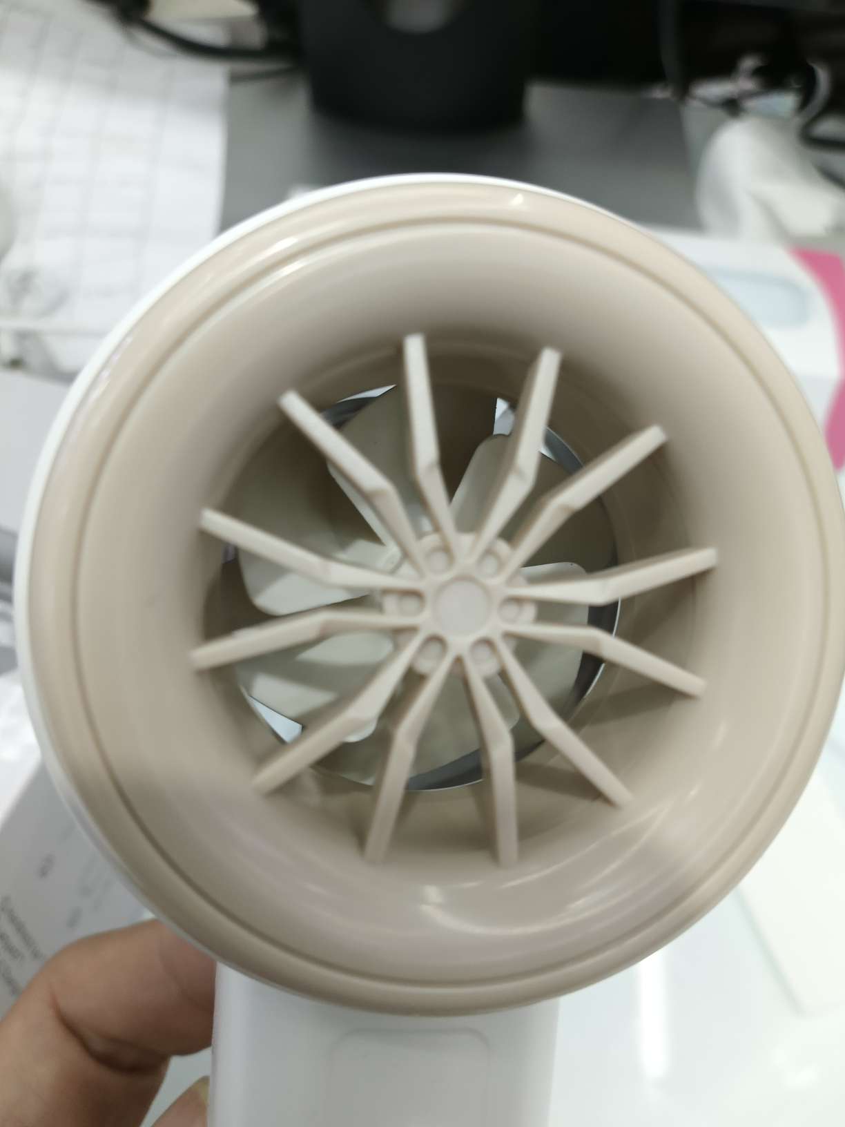Handheld small fan with digital display of six speeds, high-speed small fan pic 1