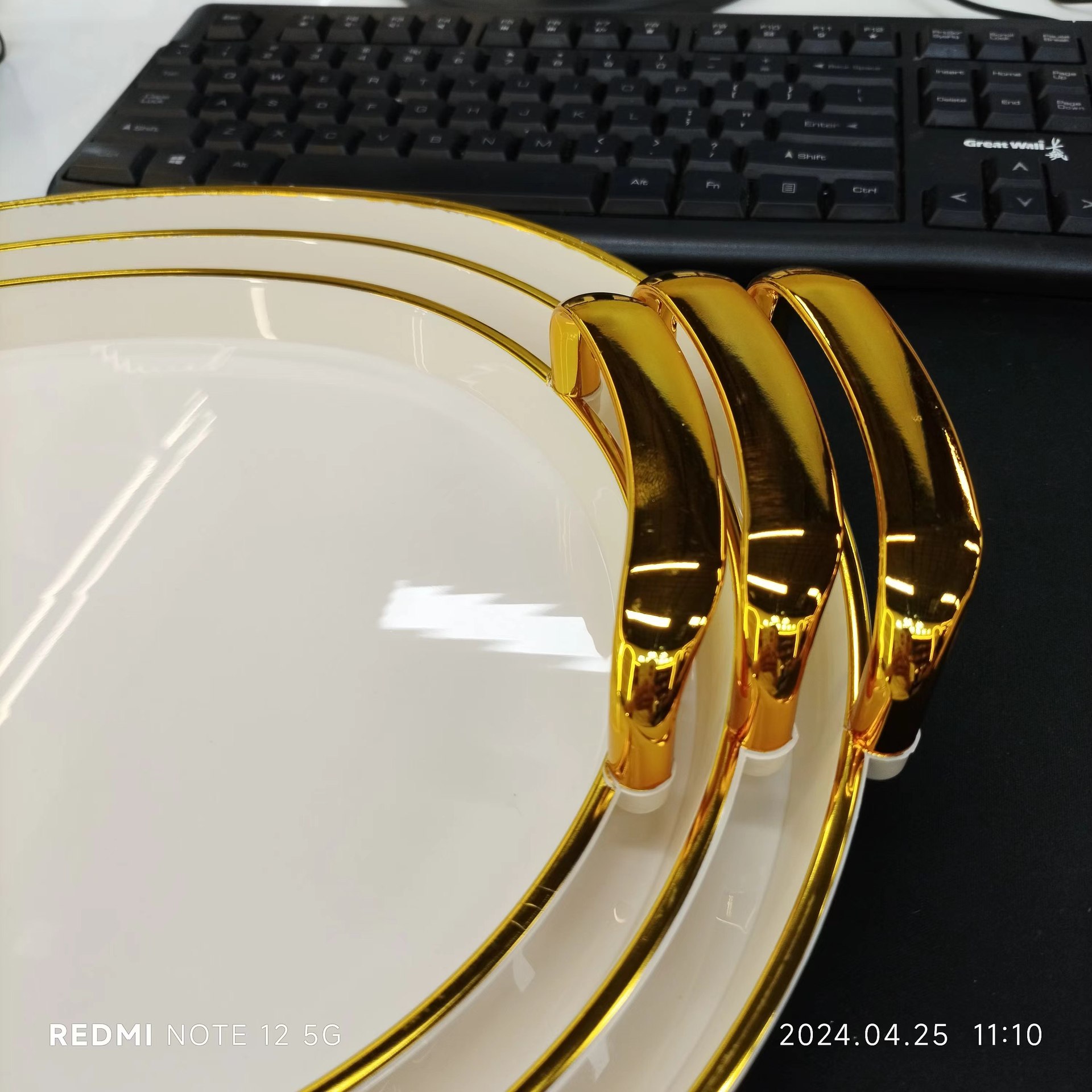 果盘托盘高级pet环保透明水晶酒吧干果小吃碟子盘子塑料拼盘跨境 pic 7