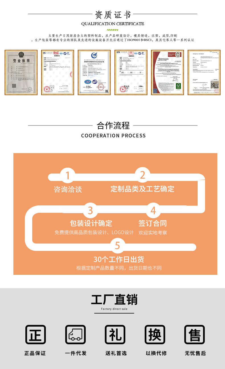 五谷杂粮收纳盒按压式食品收纳罐零食奶粉咖啡密封保鲜透明储物罐详情7