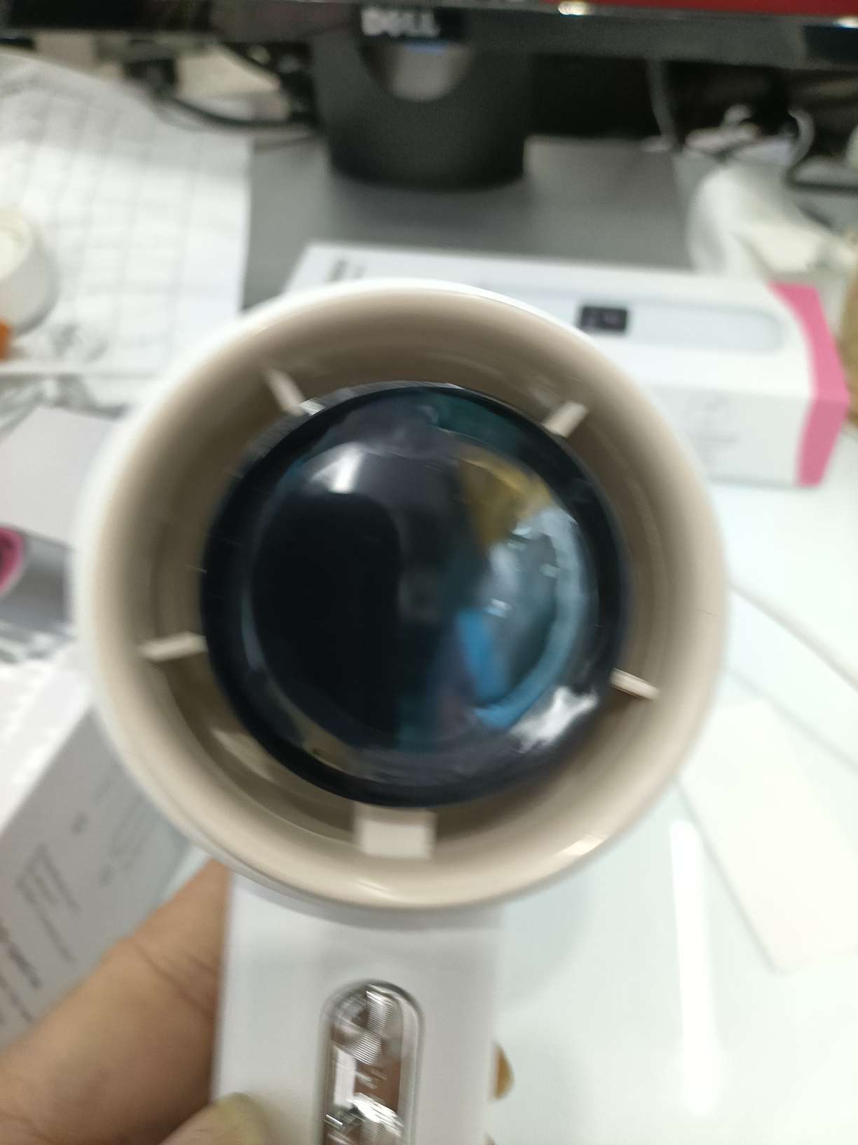 Handheld small fan with digital display of six speeds, high-speed small fan pic 2