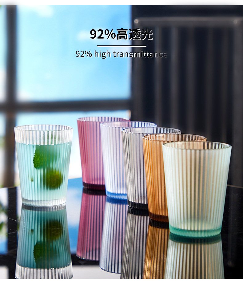 耐高温亚克力杯子商用茶餐厅杯子酒店啤酒杯饭店果汁杯饮料杯塑料详情18