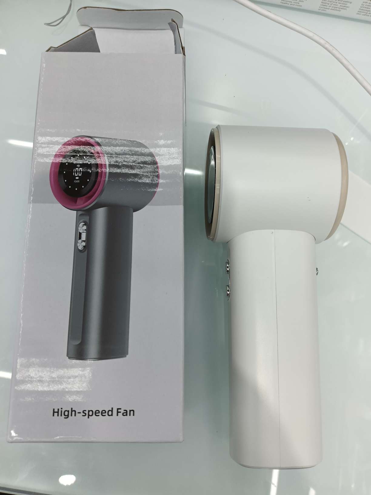 Handheld small fan with digital display of six speeds, high-speed small fan pic 6