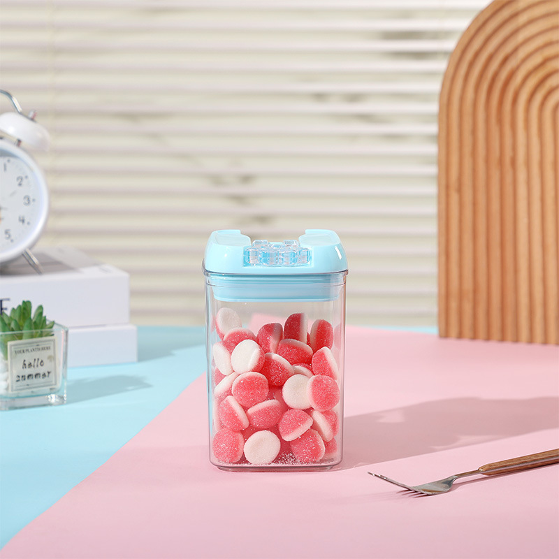 密封五谷杂粮罐厨房收纳食品级干货透明塑料罐盒子零食储物茶叶罐详情4