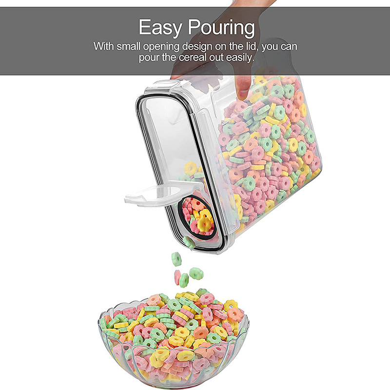厨房储物罐食品密封保鲜防潮米桶罐五谷杂粮透明PP2.5L零食收纳罐详情6