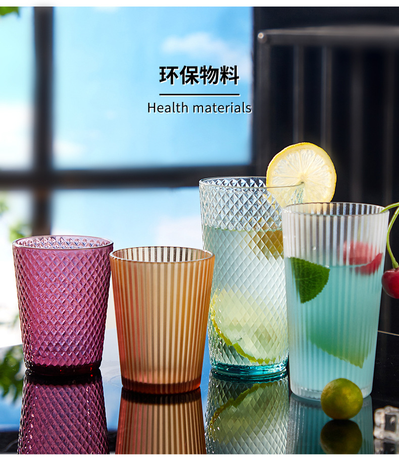 耐高温亚克力杯子商用茶餐厅杯子酒店啤酒杯饭店果汁杯饮料杯塑料详情16