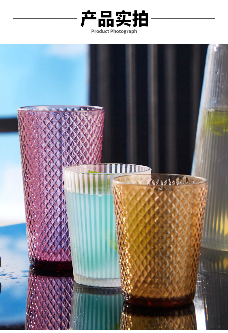 耐高温亚克力杯子商用茶餐厅杯子酒店啤酒杯饭店果汁杯饮料杯塑料详情7