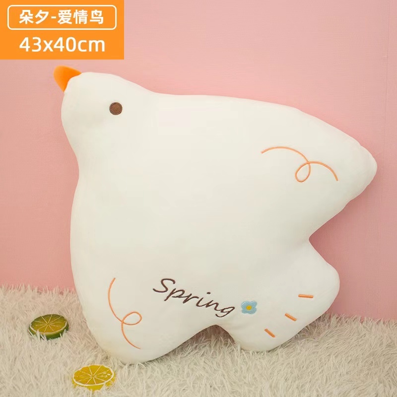 New and cute plant flower plush toys, home and office sofa cushions, backrest nap pillows, Duoxi series tulips and sunflowers pic 5