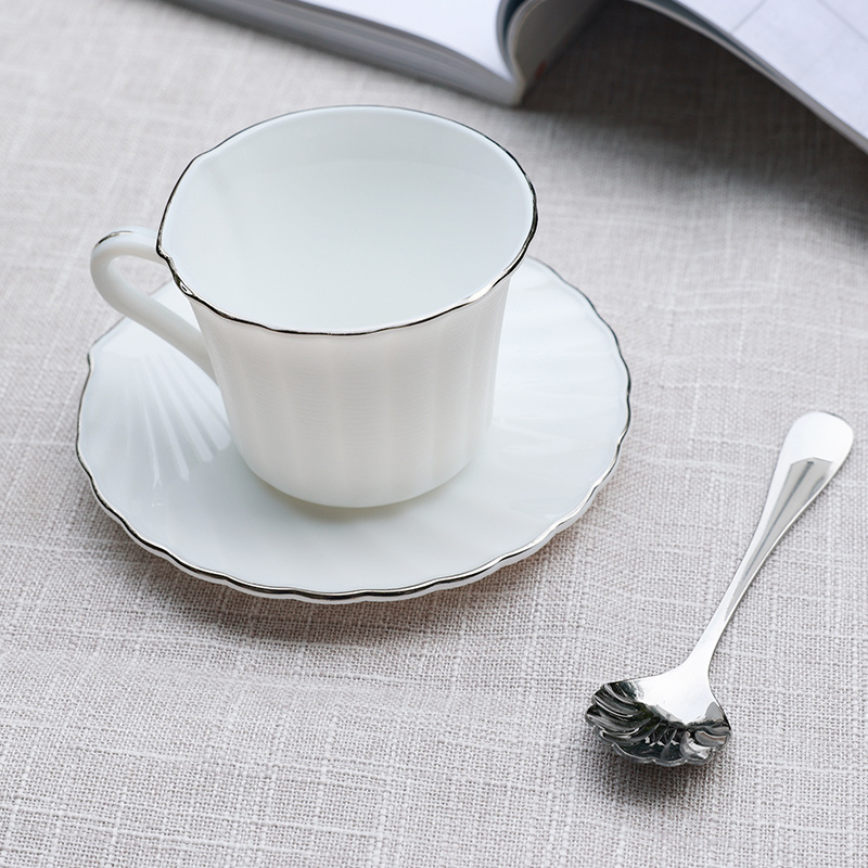 OPAL GLASSWARE White jade porcelain tempered glass cup Shell cup tea set pic 4