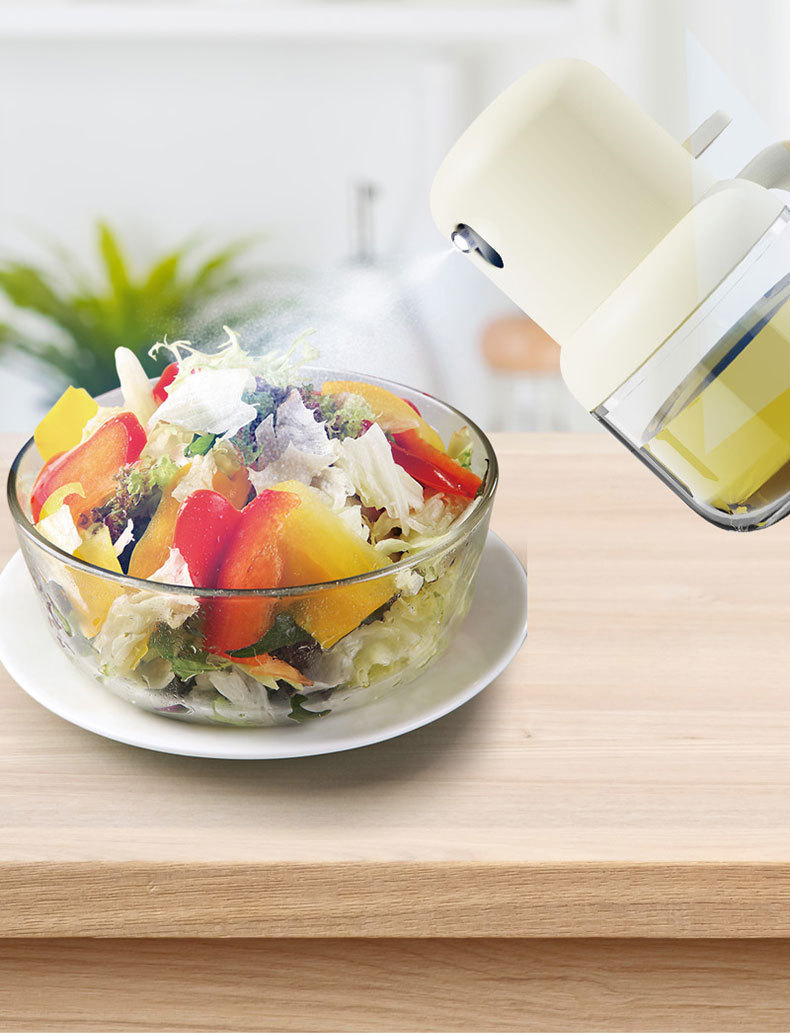 New type of oil spray bottle, household oil spray bottle, barbecue oil spray bottle, kitchen press type spray oil control bottle, seasoning bottle, seasoning pot pic 3