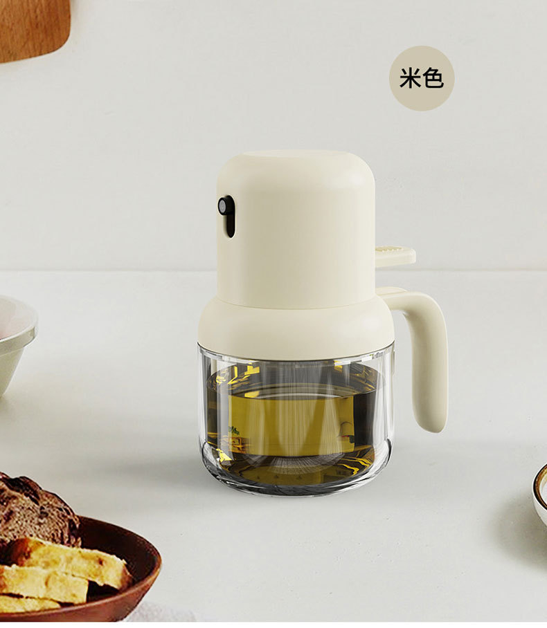 New type of oil spray bottle, household oil spray bottle, barbecue oil spray bottle, kitchen press type spray oil control bottle, seasoning bottle, seasoning pot pic 11