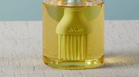 Silicone rubber oil bottle with brush, kitchen pancake oil brush, household high-temperature resistant oil bottle, food-grade oil bottle wholesale pic 18
