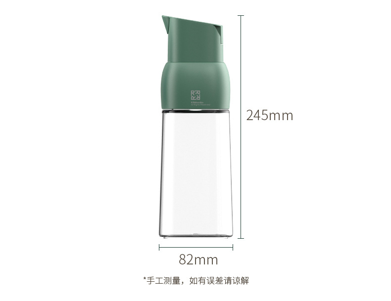 Glass oil pot, household automatic opening and closing, gravity opening lid, no oil sticking, kitchen oil tank, anti-leakage vinegar bottle pic 13