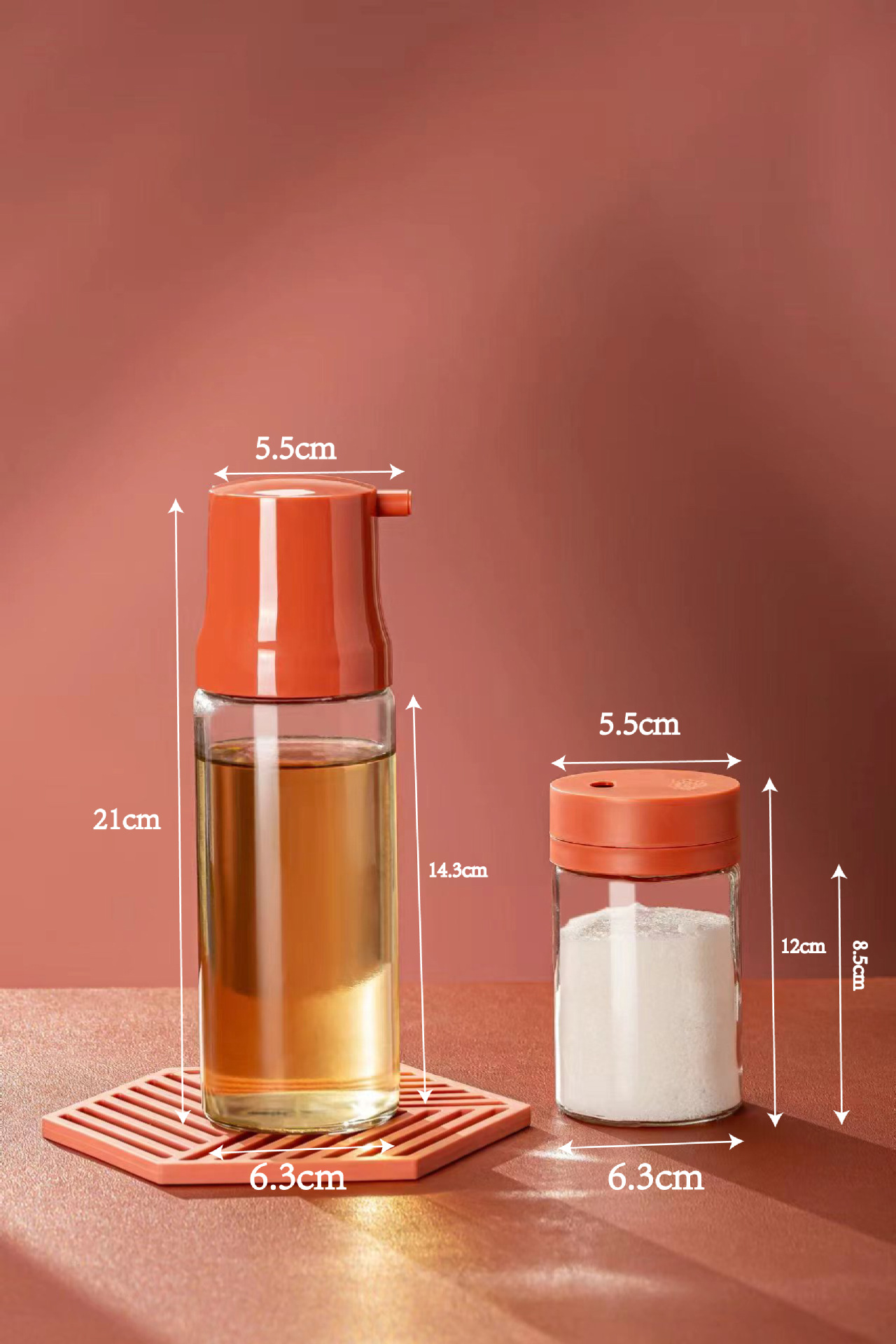 Seasoning jar series: Kitchen salt jar, chicken essence, monosodium glutamate seasoning jar, seasoning bottle set, store anniversary event gift pic 7