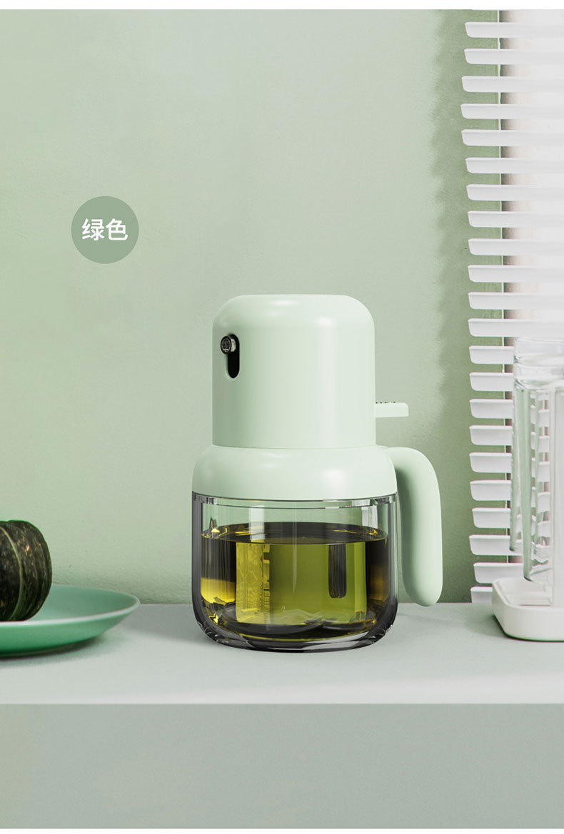 New type of oil spray bottle, household oil spray bottle, barbecue oil spray bottle, kitchen press type spray oil control bottle, seasoning bottle, seasoning pot pic 12