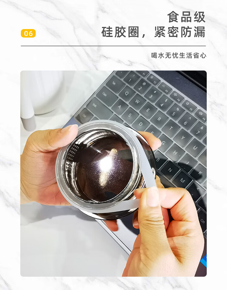 JT 风雅系列高硼硅水具五件套家用水具套装凉水杯凉水壶礼盒装详情9