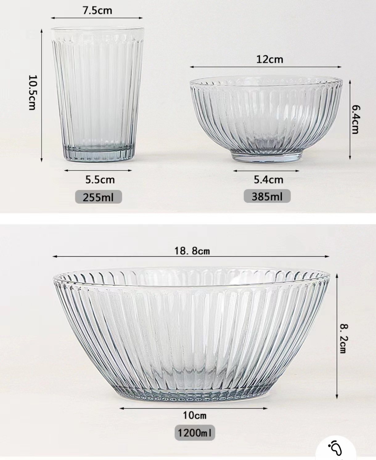 Caiyun Cup and Bowl Nine-piece Set Household Casual Gift Promotion Opening Gift Wholesale Cup, Bowl and Tableware set pic 6