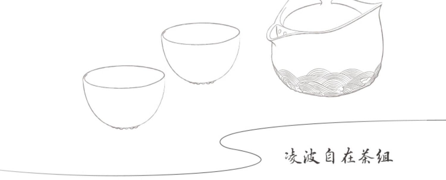 Lu Bao Ceramic Tea Set Lingbo Tea Set Gift Box Office One Pot Two Cups Portable Quick Guest Cup Tea Set pic 15
