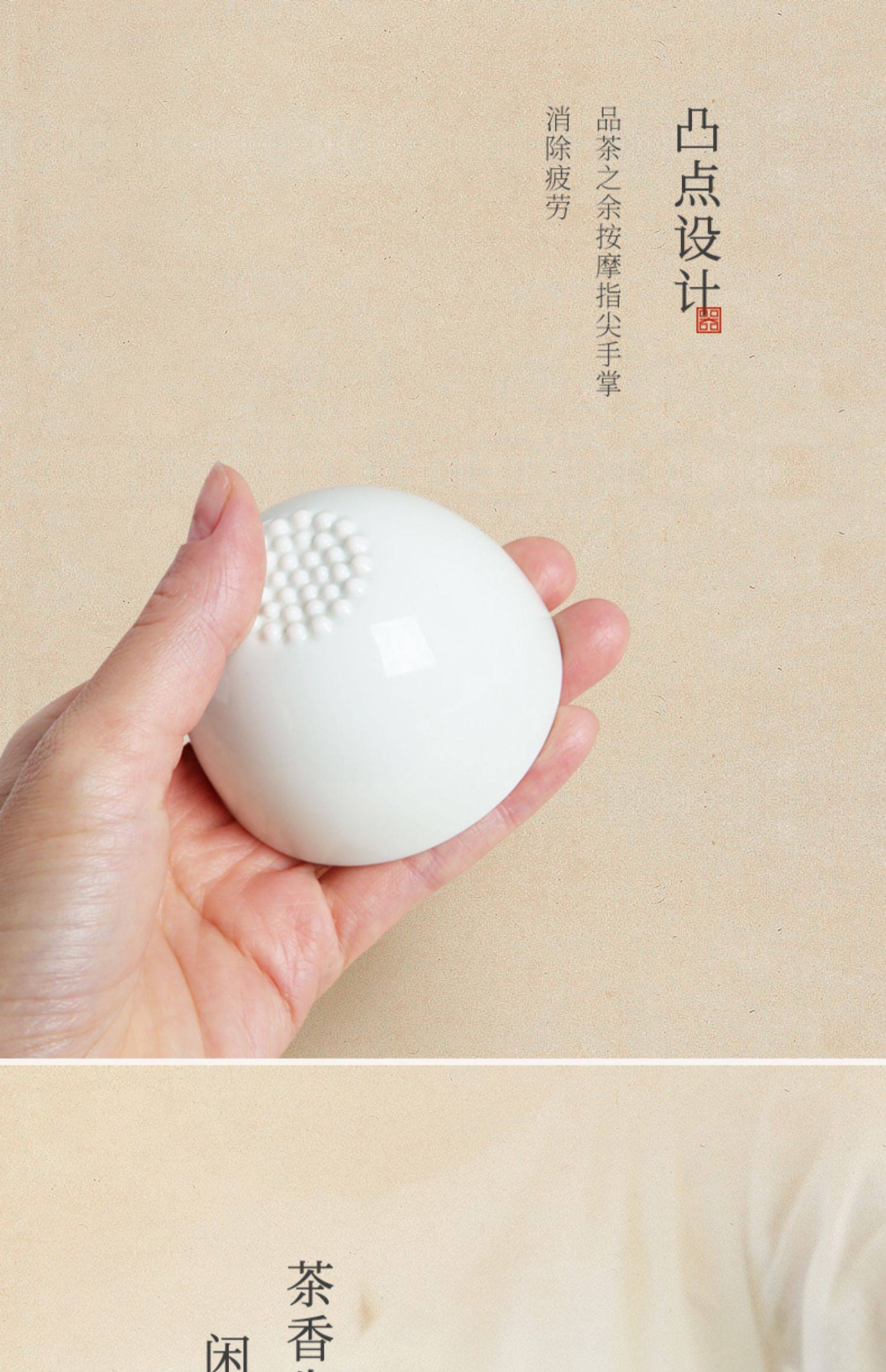 Lu Bao Ceramic Tea Set Lingbo Tea Set Gift Box Office One Pot Two Cups Portable Quick Guest Cup Tea Set pic 12