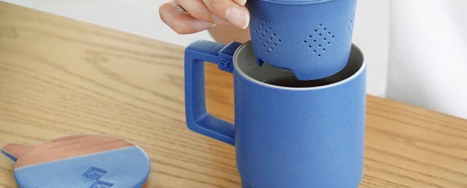 陆宝泡茶杯带内胆过滤初心盖杯办公个人主人杯喝水杯50周年纪念礼详情9