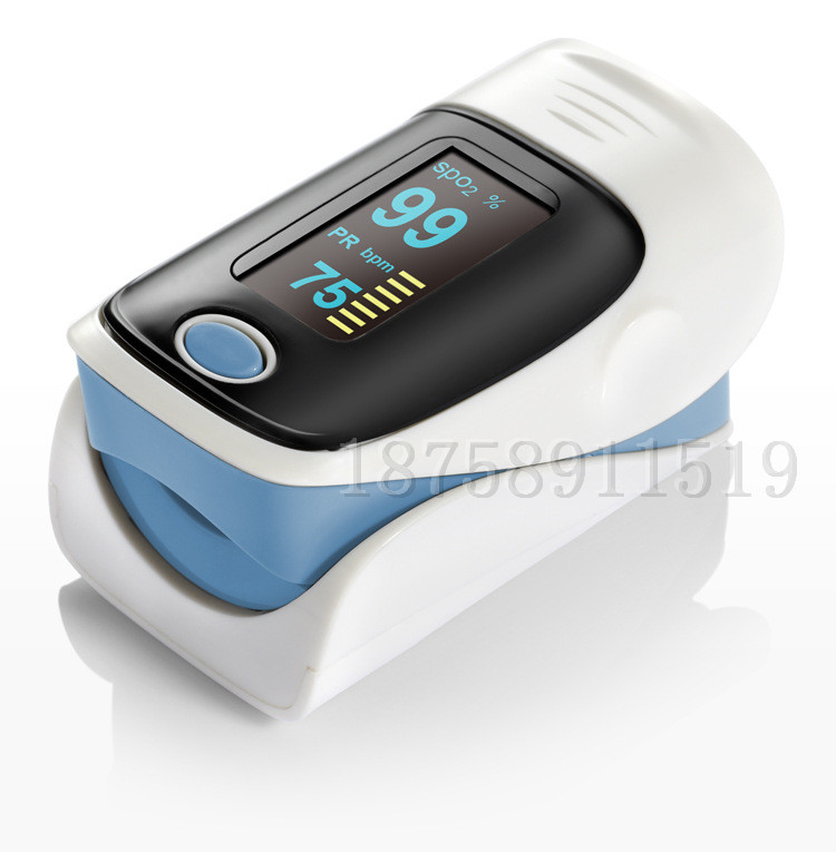 Blood oxygen meter, finger pulse oximeter, finger pulse oximeter, blood oxygen saturation monitor, finger pulse oximeter, heart rate monitor details Picture