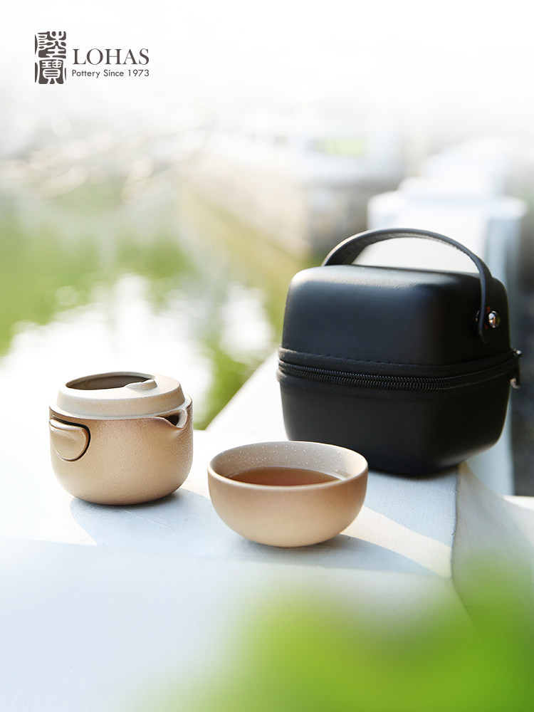 The Lubao flagship store has changed its mind to offer portable travel tea sets, including a pot, a cup, and a quick guest cup ceramic tea set Specification image