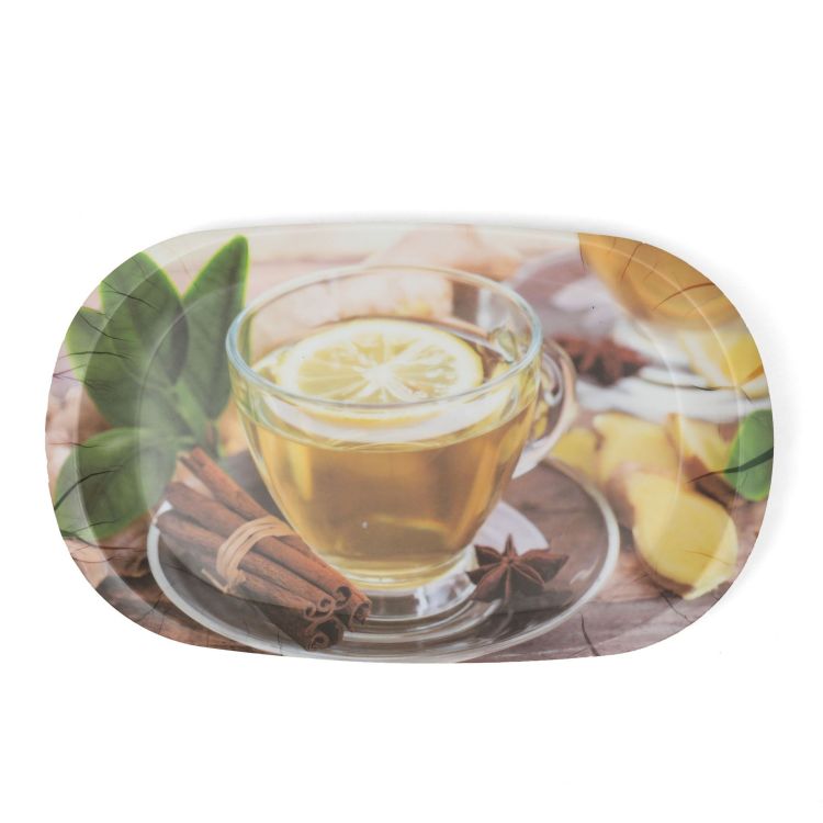 Customized melamine pizza tray, Western-style steak plate, wooden sushi, square custom logo from the manufacturer Item Picture