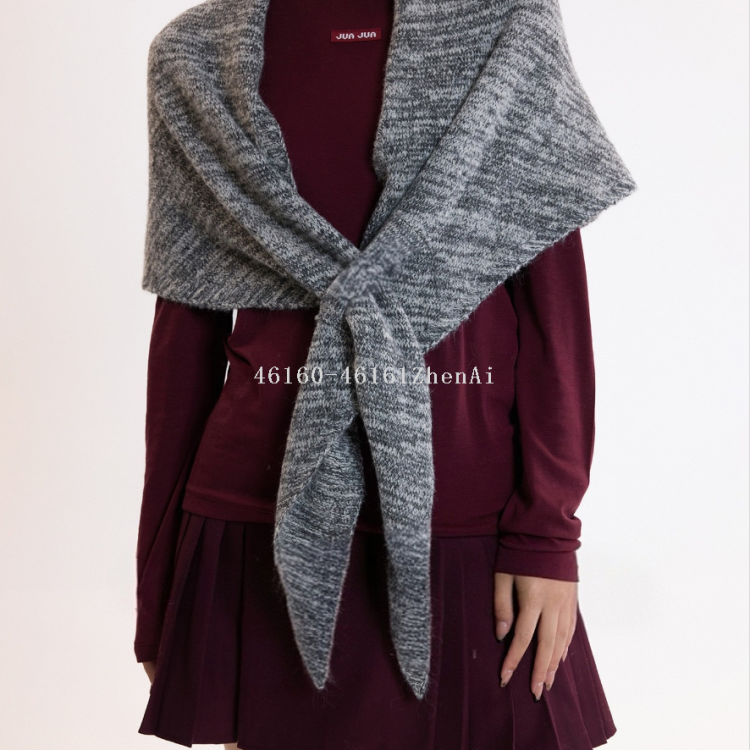 Wholesale of new cross-border export scarves, e-commerce live streaming, flower-patterned triangular shawl supply chain