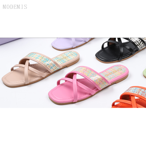 STOCK Summer foreign trade Guangzhou fashion Craft Shoes, slippers, flat women's shoes, new wholesale of sandals and single shoes Specification image
