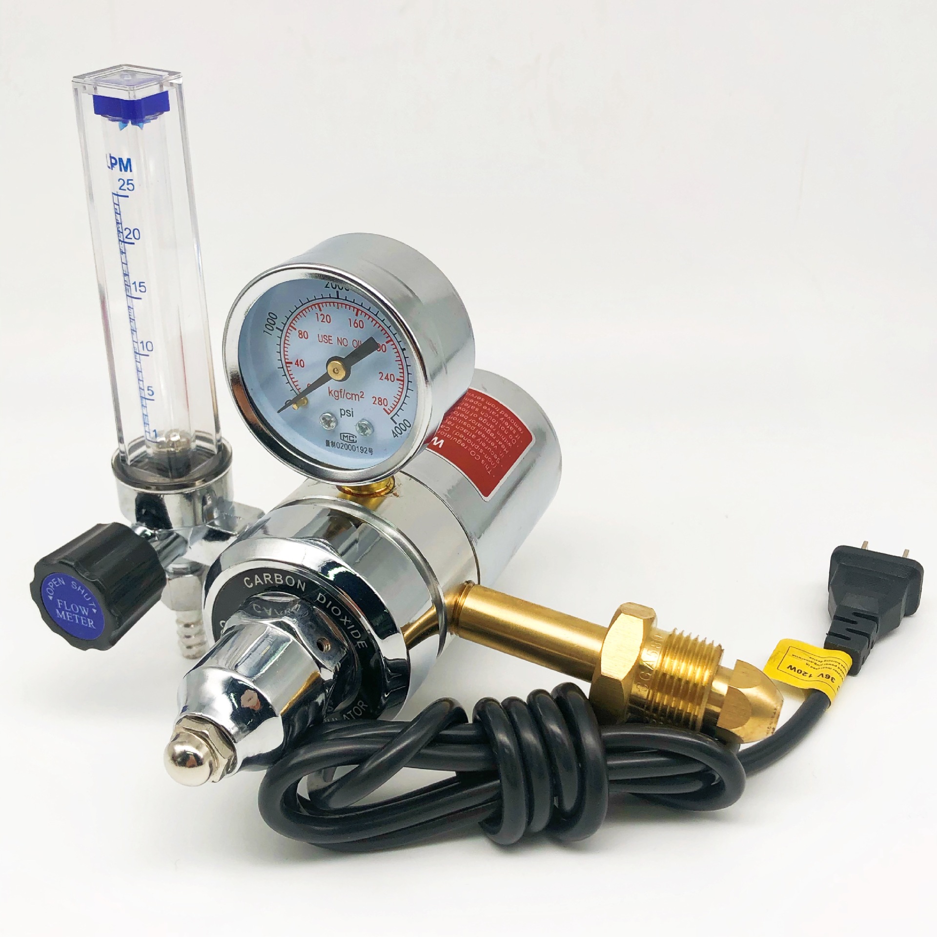 Carbon dioxide pressure reducer