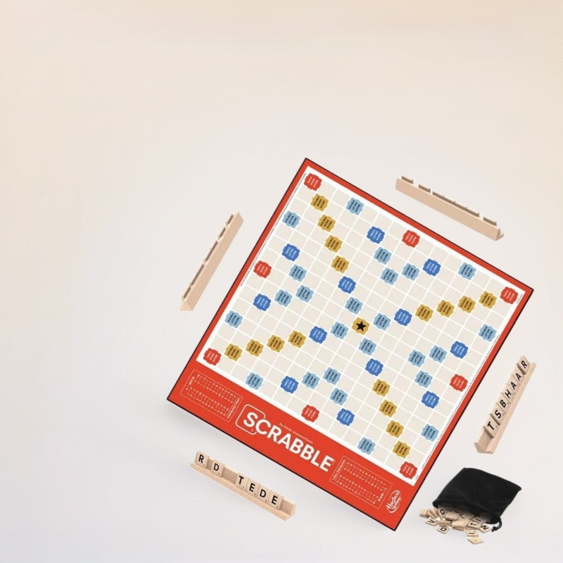 跨境热销SCRABBLE棋盘字母匹配益智家庭聚会游戏亲自互动桌面游戏详情3