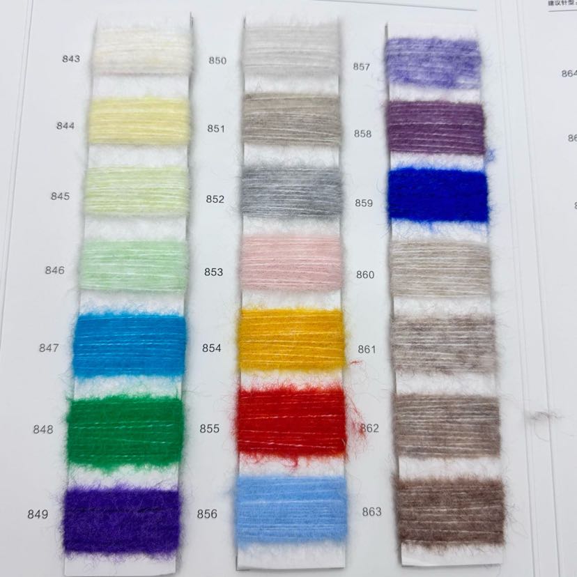 手套帽子围巾专用纱线纱线毛线针织线1/8.8NM 寒露详情4